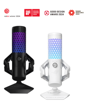 ROG Carnyx 專業級電競 RGB 電容式麥克風 金屬減震架 一鍵靜音 多功能控制旋鈕