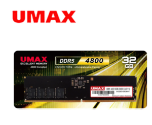 UMAX DDR5 4800 32GB 桌上型記憶體(2048X8)